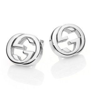 Gucci Iconic interlocking silver G earrings
